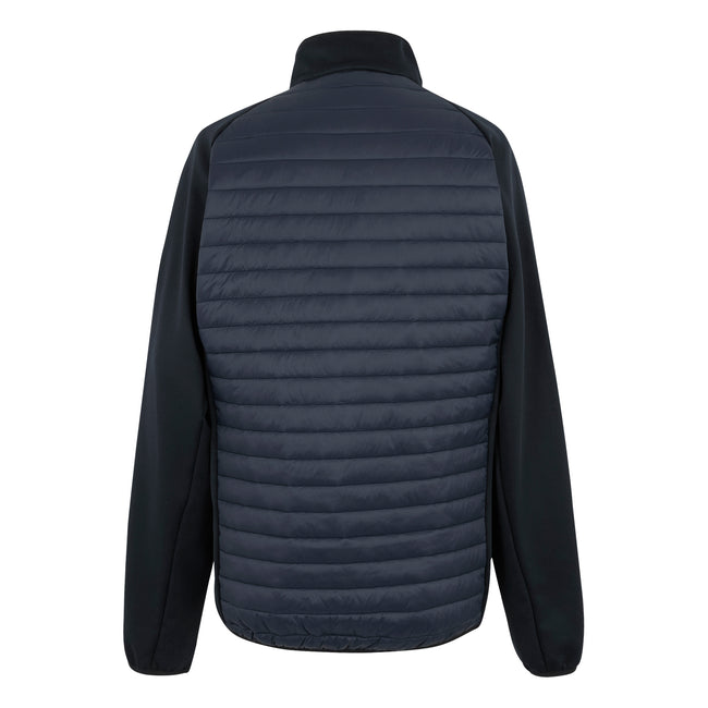 Navy - Back - Regatta Mens Clumber Hybrid Jacket
