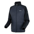 Navy - Side - Regatta Mens Clumber Hybrid Jacket