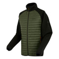 Olive Night-Black - Side - Regatta Mens Clumber Hybrid Jacket