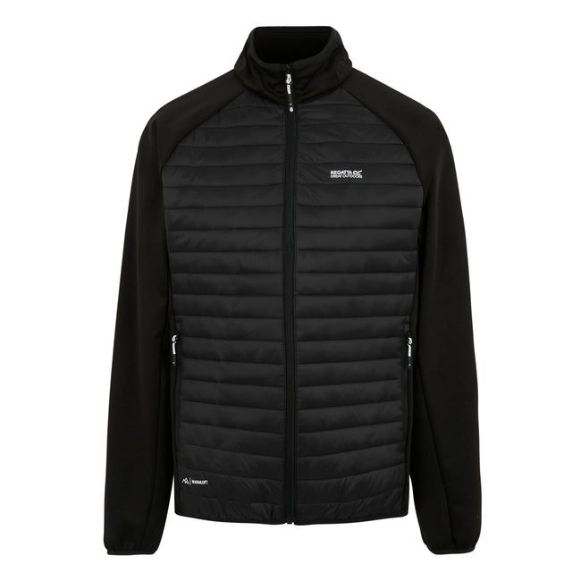 Black - Front - Regatta Mens Clumber Hybrid Jacket