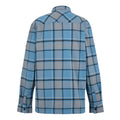 Grey-Blue - Back - Regatta Mens Spennith Checked Shirt Jacket