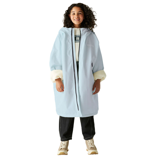 Ballad Blue - Pack Shot - Regatta Girls Waterproof Robe