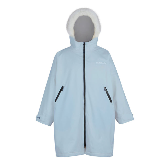 Ballad Blue - Front - Regatta Girls Waterproof Robe