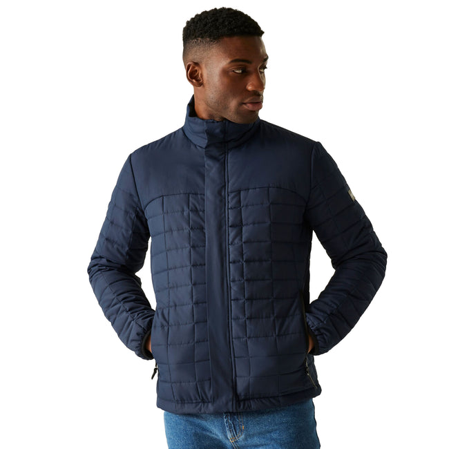Navy-Black - Lifestyle - Regatta Womens-Ladies Haire Padded Jacket