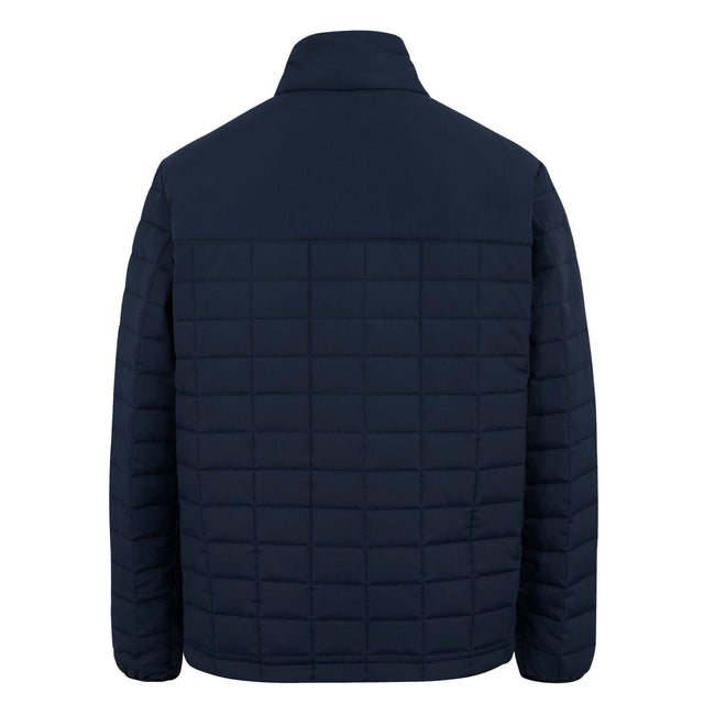 Navy-Black - Back - Regatta Womens-Ladies Haire Padded Jacket