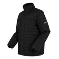 Black - Side - Regatta Womens-Ladies Haire Padded Jacket