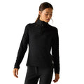 Black - Lifestyle - Dare 2B Womens-Ladies Glamourize III Quilted Quarter Zip Midlayer