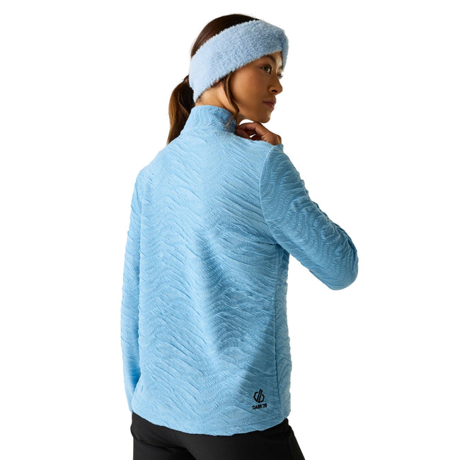 Glacier Lake - Pack Shot - Dare 2B Womens-Ladies Glamourize III Quilted Quarter Zip Midlayer