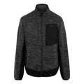 Ash Marl-Black - Front - Regatta Mens Baslinn Fleece Jacket