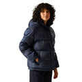 Navy - Lifestyle - Regatta Womens-Ladies Orla Kiely Flowers Quilted Oversized Jacket