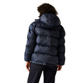 Navy - Pack Shot - Regatta Womens-Ladies Orla Kiely Flowers Quilted Oversized Jacket
