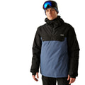 Blue Indigo - Lifestyle - Dare 2B Mens Freeride II Colour Block Overhead Ski Jacket