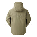 Olive Green - Back - Dare 2B Mens Freeride II Colour Block Overhead Ski Jacket