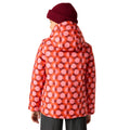 Red - Pack Shot - Regatta Girls Orla Kiely Plain Padded Jacket