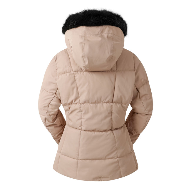 Warm Taupe - Back - Dare 2B Womens-Ladies Glamourize VI Ski Jacket