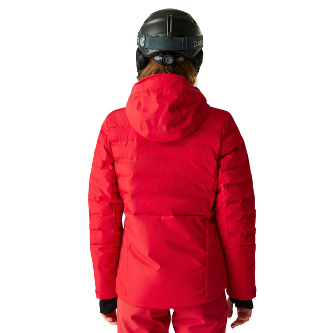 True Red - Pack Shot - Dare 2B Womens-Ladies Gliding Waterproof Ski Jacket