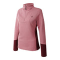 Lilas-Fig - Side - Dare 2B Womens-Ladies Core Stretch Quarter Zip Midlayer