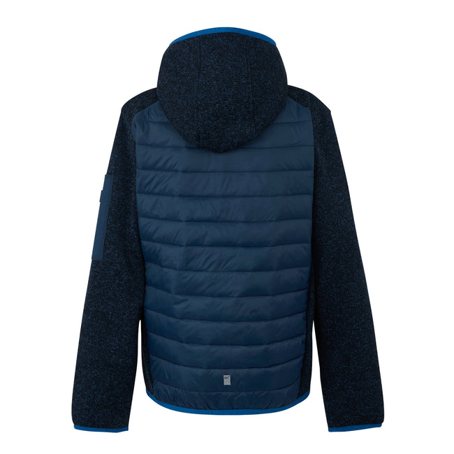 Moonlight Denim - Back - Regatta Childrens-Kids Newhill Hybrid Jacket