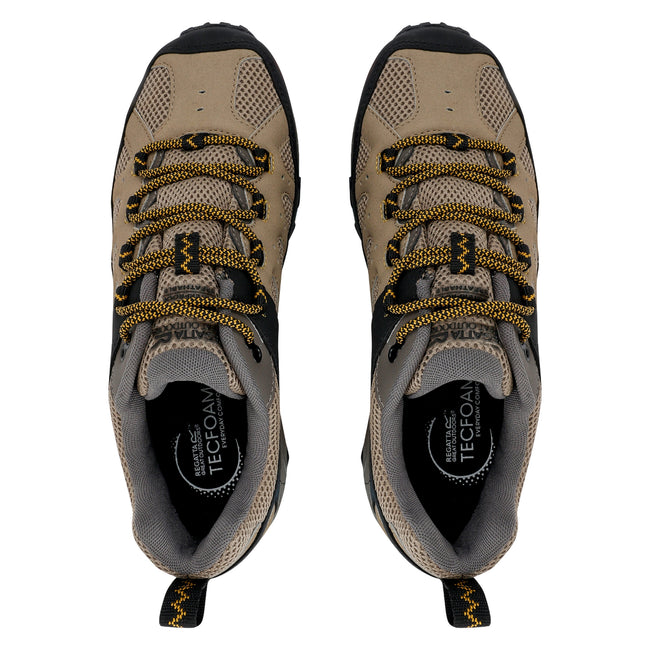 Clay-Gold Flake - Lifestyle - Regatta Mens Edgepoint IV Low Walking Shoes