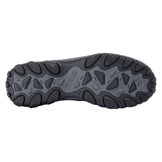 Black-Granite - Pack Shot - Regatta Mens Edgepoint IV Low Walking Shoes