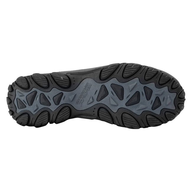 Granite-Dark Steel - Pack Shot - Regatta Mens Edgepoint IV Low Walking Shoes