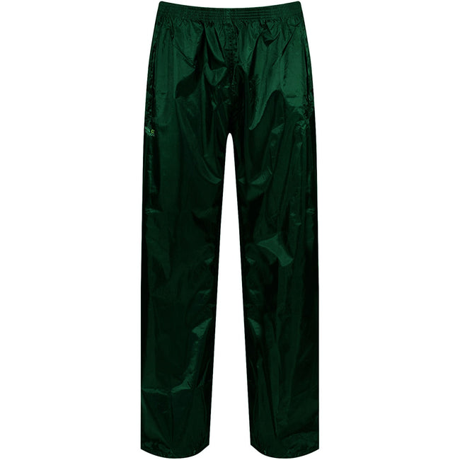 Dark Olive - Front - Regatta Great Outdoors Mens Outdoor Classics Stormbreak Waterproof Overtrousers