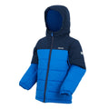 Navy-Snorkel Blue - Side - Regatta Childrens-Kids Lofthouse Insulated Jacket