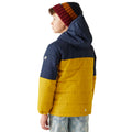Navy-Gold Flake - Lifestyle - Regatta Childrens-Kids Lofthouse Insulated Jacket