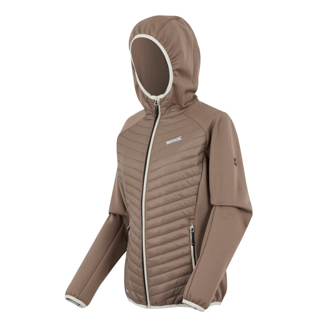 Mocha - Side - Regatta Womens-Ladies Anderson Hybrid Jacket