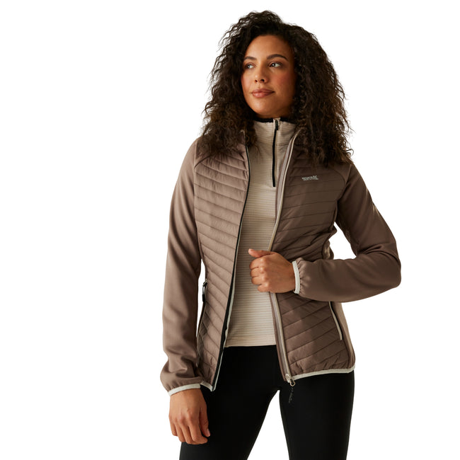 Mocha - Lifestyle - Regatta Womens-Ladies Anderson Hybrid Jacket