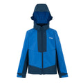 Snorkel Blue-Moonlight Denim - Front - Regatta Childrens-Kids Haydenbury Waterproof Soft Shell Jacket