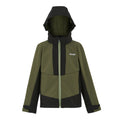 Olive Night-Black - Front - Regatta Childrens-Kids Haydenbury Waterproof Soft Shell Jacket