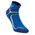 Blue-Lime Punch - Front - Regatta Mens Trail Merino Mix Ankle Socks