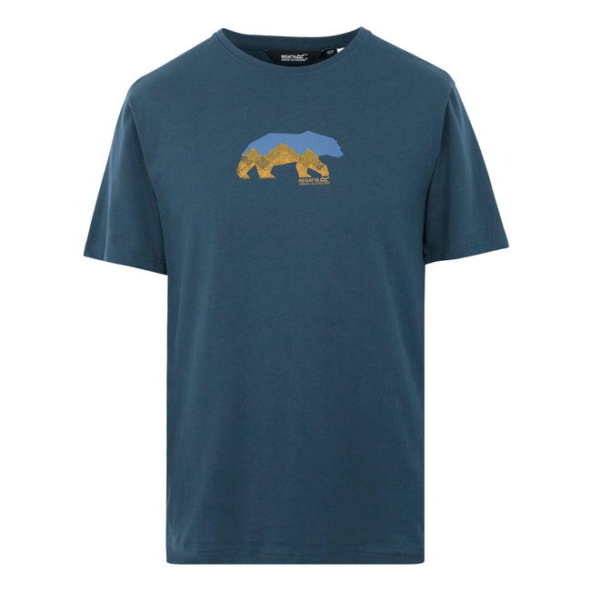 Moonlight Denim - Front - Regatta Mens Bear T-Shirt