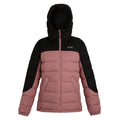 Dusty Rose-Black - Front - Regatta Womens-Ladies Aldthorn Quilted Jacket