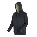 Black - Side - Regatta Mens Naddle Fleece Full Zip Hoodie