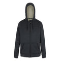 Black - Front - Regatta Mens Naddle Fleece Full Zip Hoodie