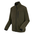 Olive Green - Side - Regatta Mens Aidey Fleece Full Zip Hoodie