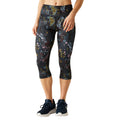 Black - Lifestyle - Dare 2B Womens-Ladies Energetic Print 3-4 Leggings