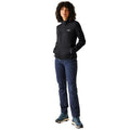 Navy - Close up - Regatta Womens-Ladies Newhill Full Zip Fleece Jacket