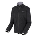 Black-Oyster Mushroom - Side - Regatta Womens-Ladies Newhill Full Zip Fleece Jacket