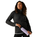 Black-Oyster Mushroom - Lifestyle - Regatta Womens-Ladies Newhill Full Zip Fleece Jacket