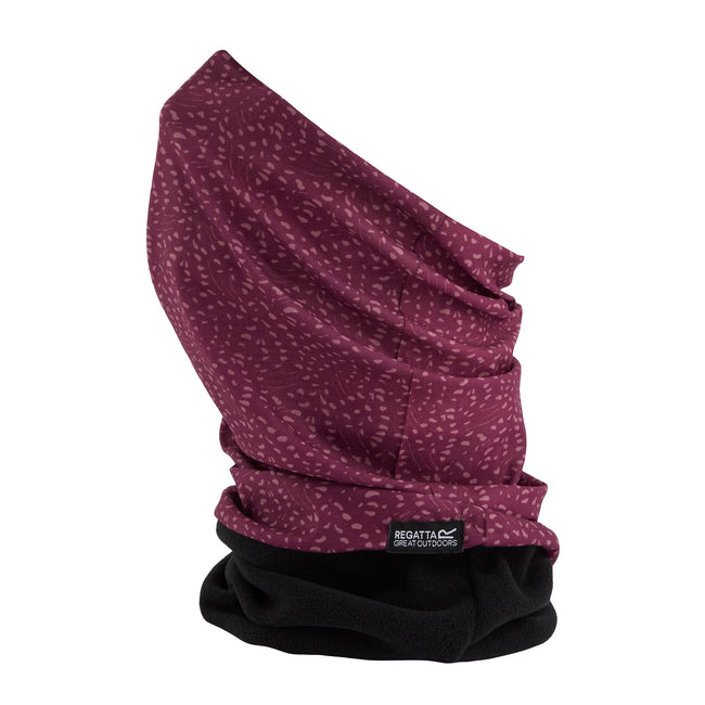Dark Pimento - Front - Regatta Unisex Adult Multitube II Animal Print Scarf