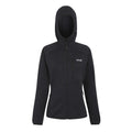 Black - Front - Regatta Womens-Ladies Newhill Hooded Fleece Jacket