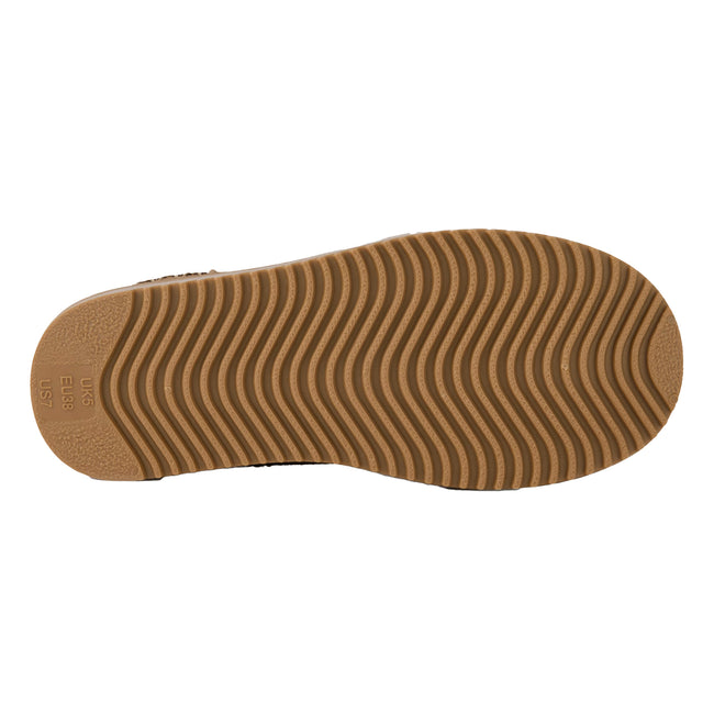 Burnt Tan - Pack Shot - Regatta Womens-Ladies Risley Mules