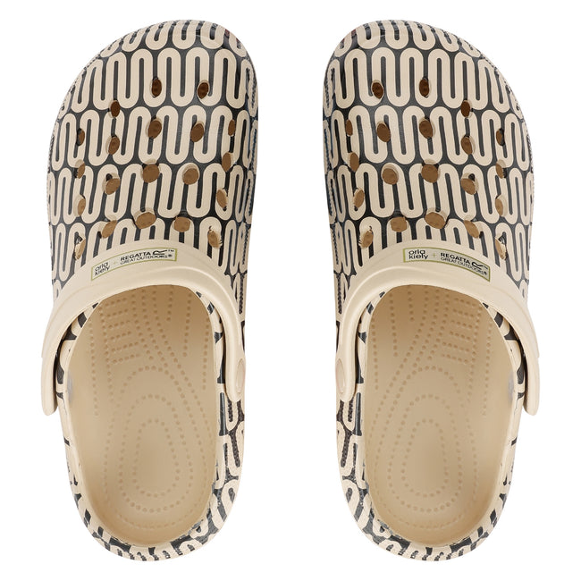 Monochrome - Lifestyle - Regatta Womens-Ladies Orla Kiely Spinning Flower Clogs