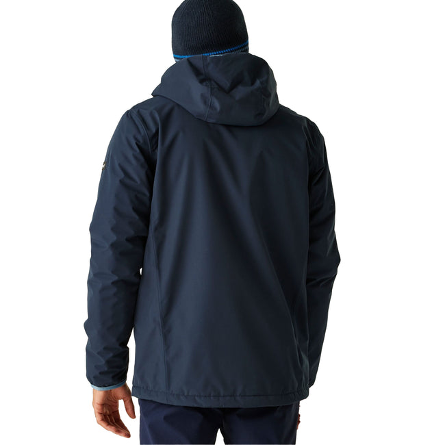 Navy Blue - Pack Shot - Regatta Mens Caspen Waterproof Jacket