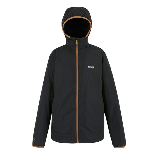 Black - Front - Regatta Mens Caspen Waterproof Jacket