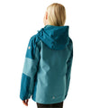 Moroccan Blue-Storm Blue - Back - Regatta Girls Trekktain 3 in 1 Jacket