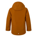 Pumpkin Spice-Black - Back - Regatta Childrens-Kids Frelton Waterproof Jacket